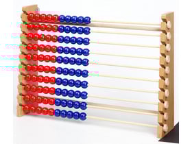 Fingerfertigkeits Steckbrett Aus Holz - 20 Stäbchen Für Motorik Training