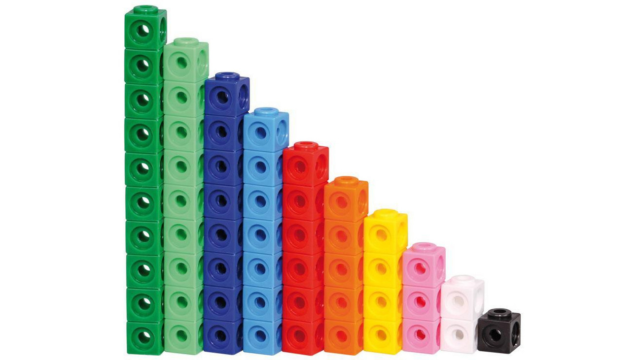 25 oder 100 Steckwürfel Dick-System Auswahl verschiedene Farben Vorschule 17 mm 