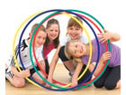 Betzold Wettkampf Gymnastikreifen mit FIG Profil 4 Stück
