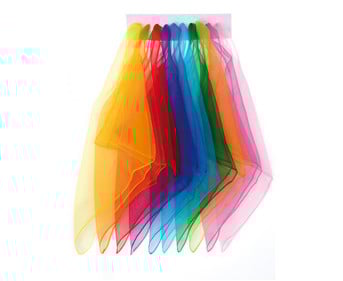 Betzold Chiffon Tücher in 10 Farben 10 Stück