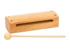 Betzold Holzblocktrommel aus hellem Holz