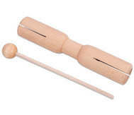 Röhrentrommel Doppelton aus Hartholz