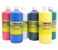 Betzold Temperafarben, Einzelfarben