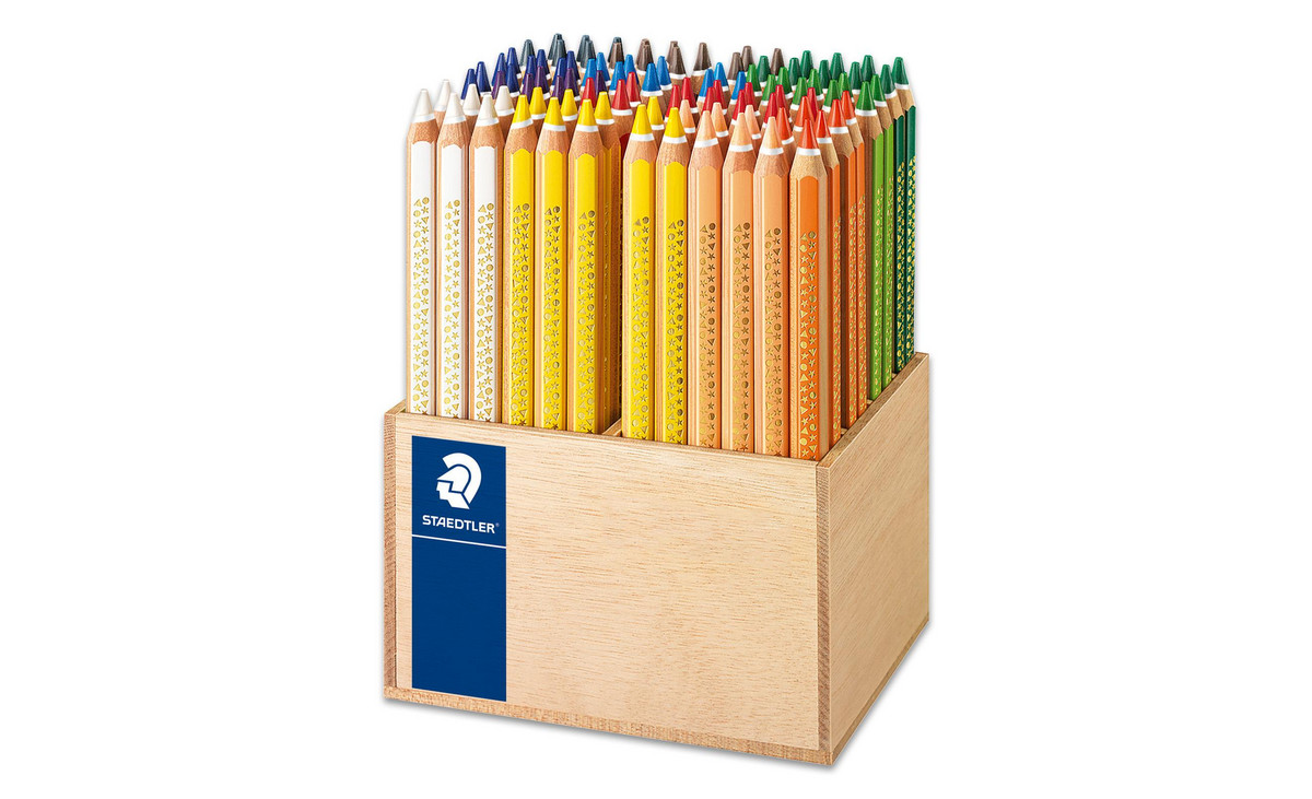 STAEDTLER Buntstifte Set – 24 Stück In Kunterbunten Farben, Perfekt Für Schule & Hobby