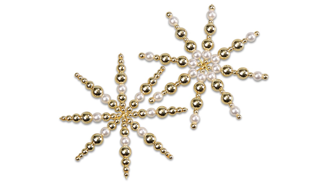 Betzold Drahtsterne Bastelset - 12 Sterne Mit Perlen Für Weihnachtsdekoration