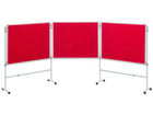 Betzold Pinnwand 3er Set 150 x 120 cm Kork fahrbar