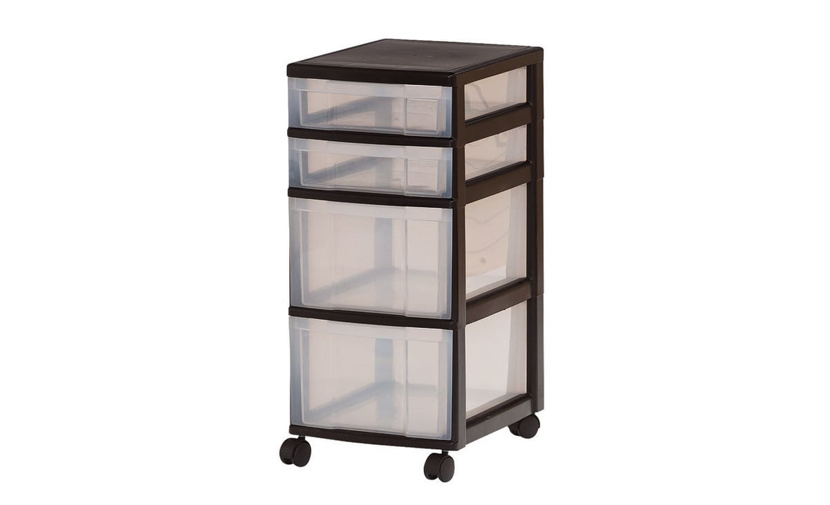 Betzold Rollcontainer, 2 kleine und 2 große Boxen