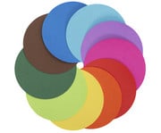 Origami Faltpapier rund 70 g/m² 500 Blatt 10 Farben 3