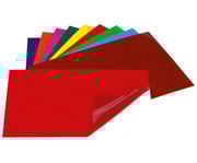 Fensterfolie 10 Bögen 10 Farben 1