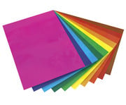 folia Fensterfolie 10 Bogen 10 Farben 2