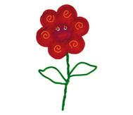 Filz-Blumen in tollen Farben