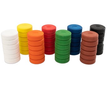 Tempera Pucks 6 Stück