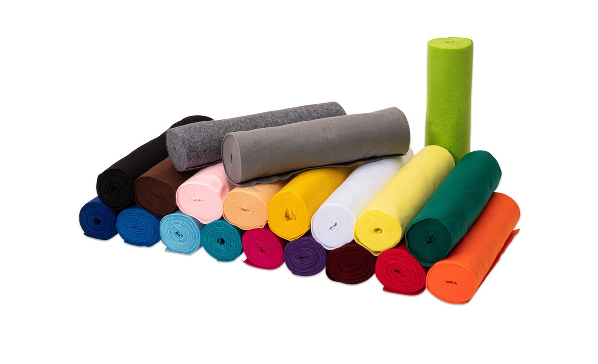 folia Bastelfilz auf Rolle einer Farbe