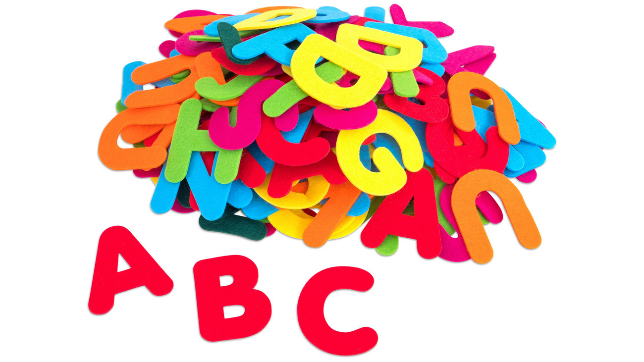 Filzbuchstaben ABC 150 Stück extra groß Basteln Schultüte Buchstaben Filz Schule 