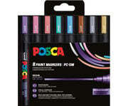 POSCA Metallicfarben 8er Set 1