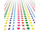 3 D Sticker 2150 Stück 4