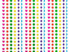 3D Sticker 2150 Stück