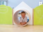 EduCasa Trennwand Haus mit Tunnel