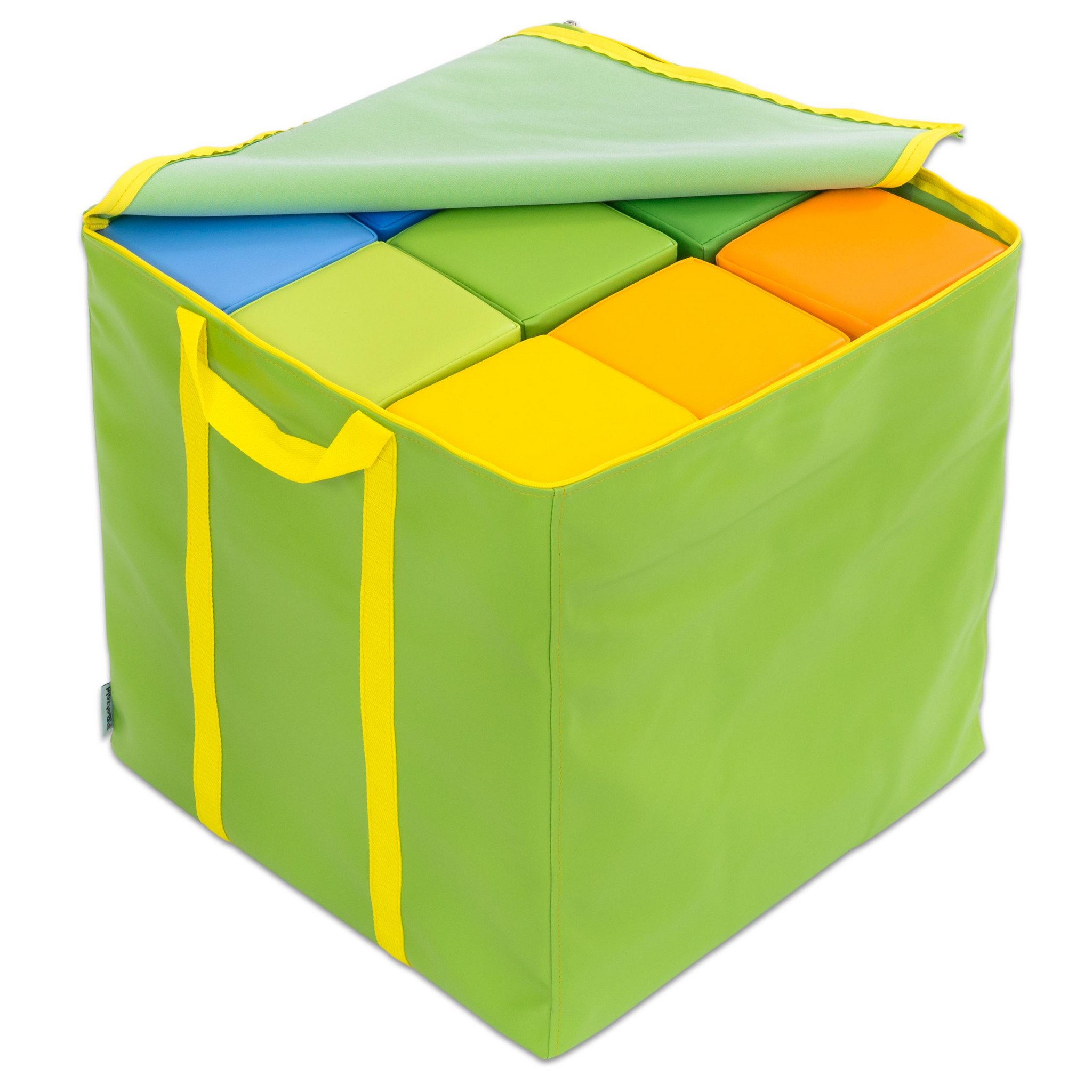 12-teilige Softbausteine Set – Für Kinder Ab U3, Fördert Motorik & Kreativität, Mit Tragetasche