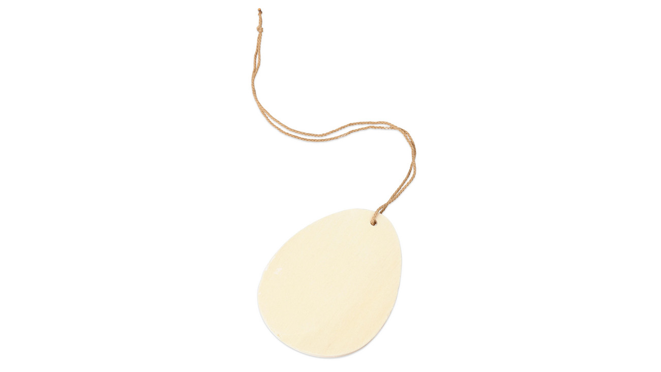 SUNNYSUE Blanko-Holzeier, 12 Stück, Setgröße: 12 Stück