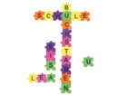 Puzzle Moosgummibuchstaben