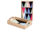 Serviertablett aus Holz