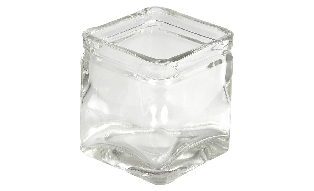 Windlichter-Set aus Glas, 12 Stück