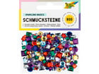 folia 800 Deko Steine in versch Farben und Formen