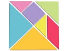 Tangram zum selber Aussägen