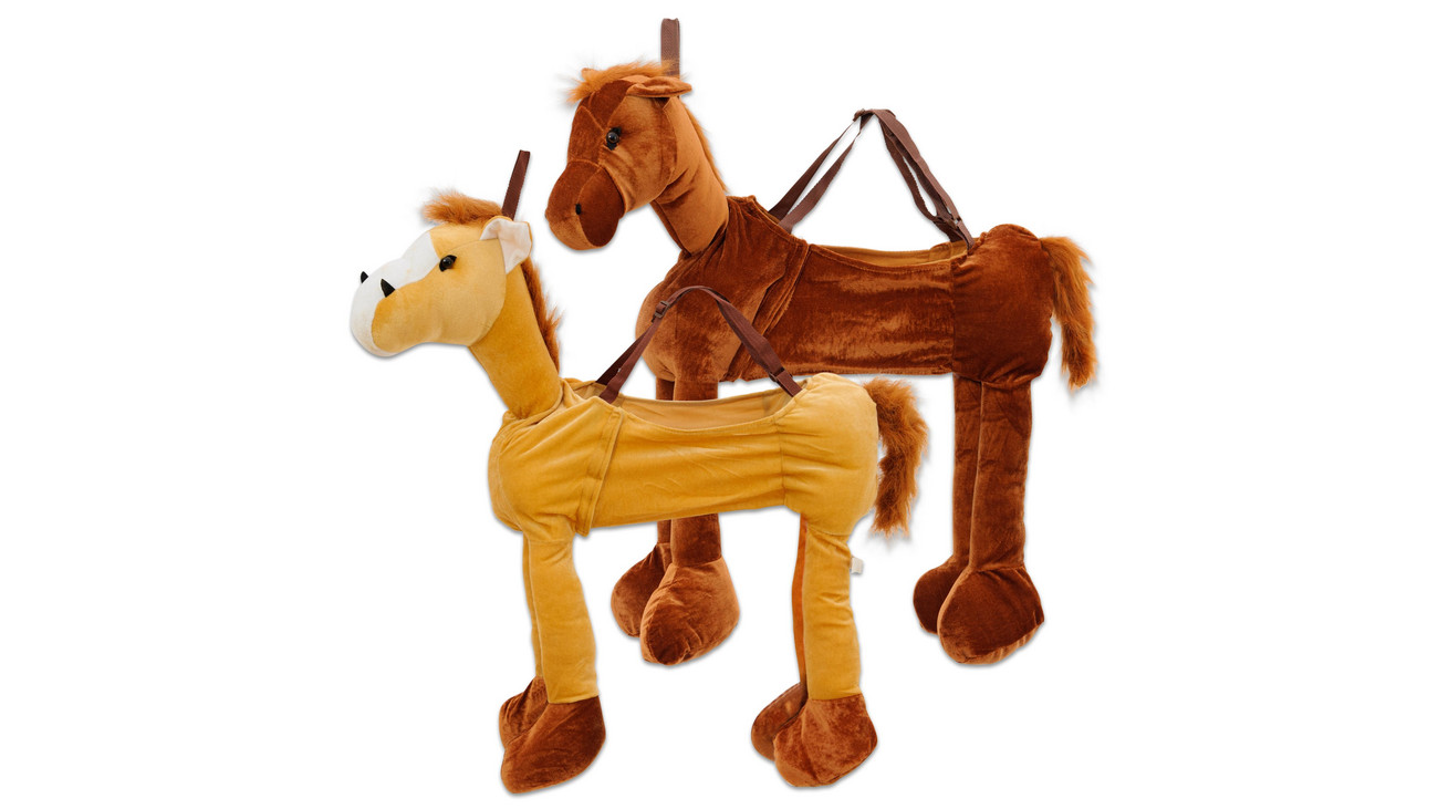 Overall Pferd braun Pony Einteiler Kinder Karneval Fasching Kostüm 116-152 