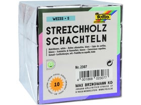Streichholzschachteln , weiß