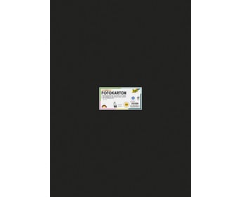 folia Fotokarton 300 g/m² 50 x 70 cm schwarz