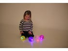 Set mit 4 Sensorik Bällen mit Leuchteffekt