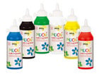 KREUL MUCKI Stoff Fingerfarben 250 ml 6er Set