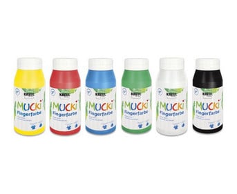 KREUL MUCKI Fingerfarben 6x 750 ml