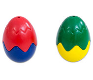 Wachsmalkreiden in Eierform, 2 Stück