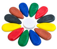 Wachsmaltropfen, 12 Stück