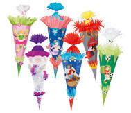 Schultüten-Komplett-Sets, verschiedene Motive