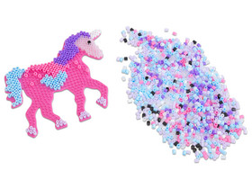 SES Midi-Bügelperlen-Set „Einhorn", nachtleuchtend