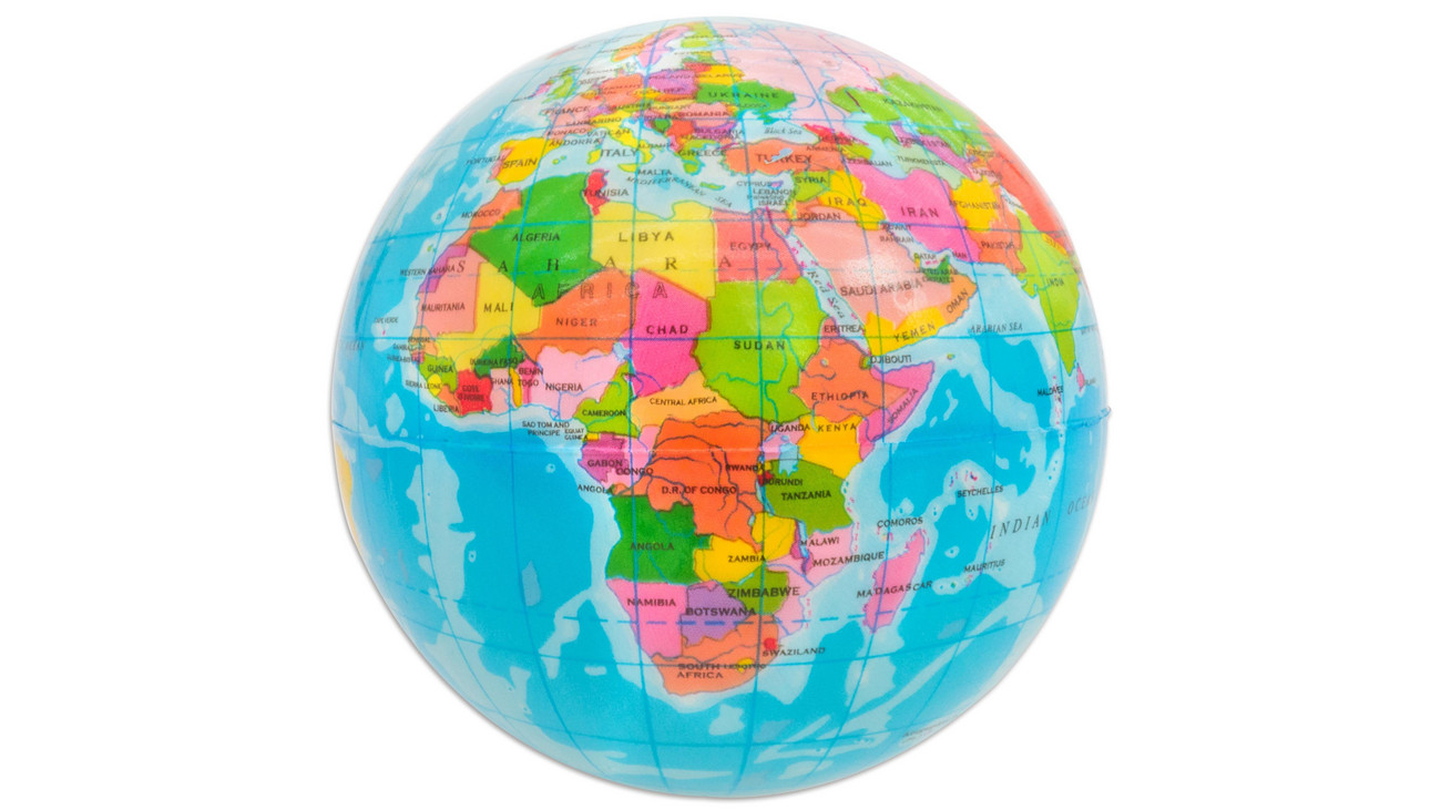 1 Stk Erde Weltkugel Globus Weltkarte weicher Entspannung Schaumstoffball; 