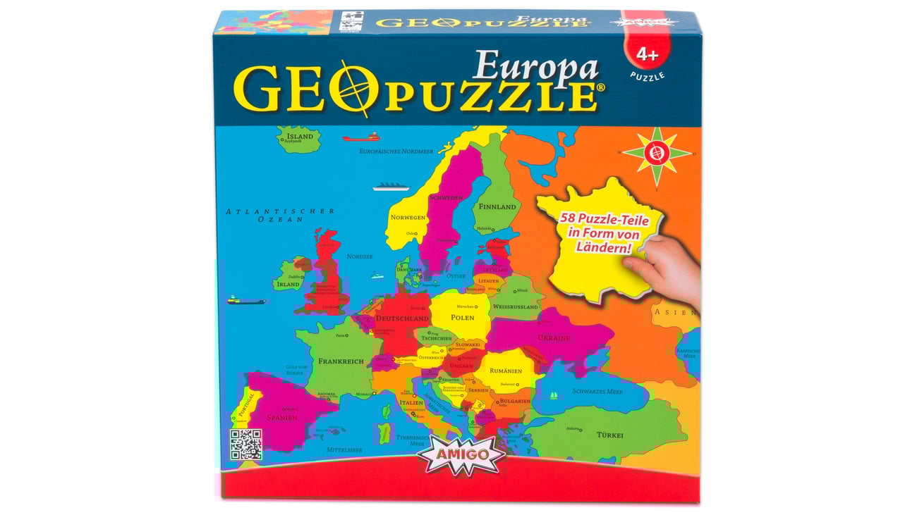 Amigo GeoPuzzle Europa
