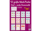 12 große Merk Poster DaZ erste Grammatik