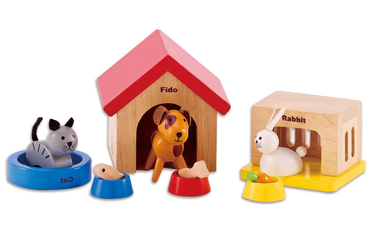 Puppenhaus Zubehör „Haustiere“