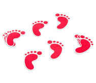 Anti-Rutsch Streifen Füßchen, 5 Paar