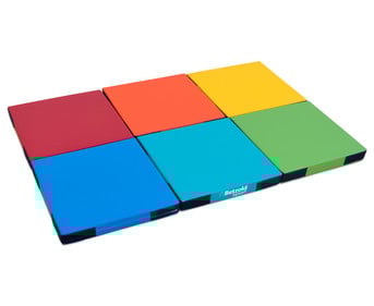 Betzold Sport Regenbogen Matten Set 6 teilig