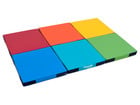 Betzold Sport Regenbogen Matten Set 6 teilig