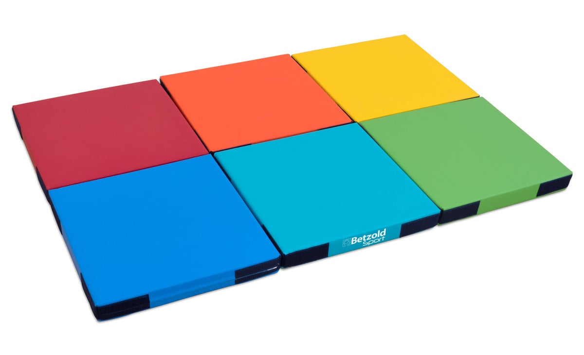 Betzold Sport Regenbogen-Matten-Set, 6-teilig