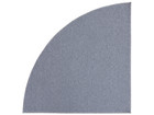 Kurzflor Teppich Viertelkreis