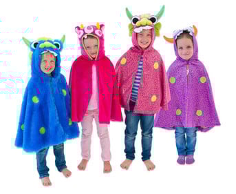 Kinder Kostüme Monster 4 teilig