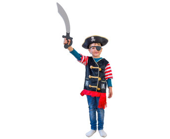 Kinder Kostüm Piratin/Pirat